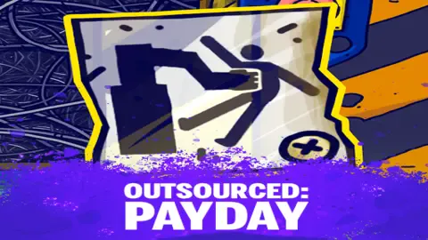 Outsourced: Payday slot logo