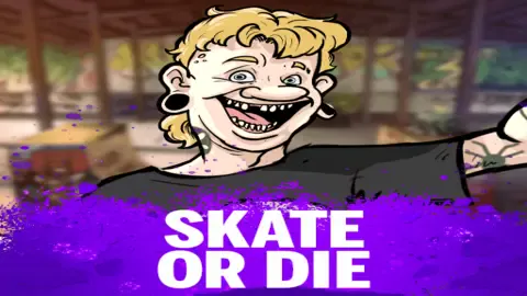 Skate or Die slot logo