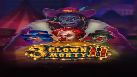 3 Clown Monty II slot logo
