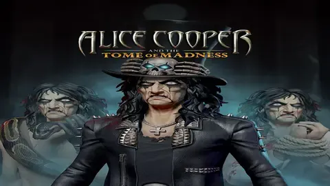 Alice Cooper and the Tome of Madness slot logo
