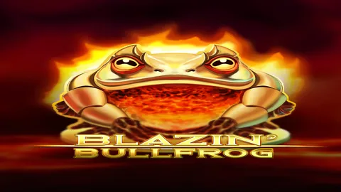 Blazin' Bullfrog slot logo