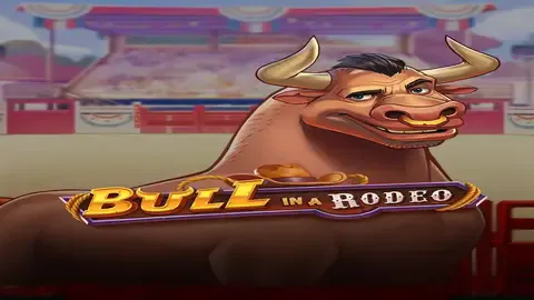 Bull in a Rodeo slot logo