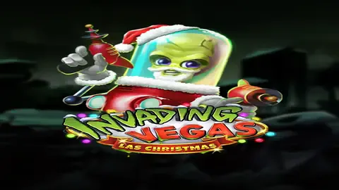 Invading Vegas Las Christmas slot logo