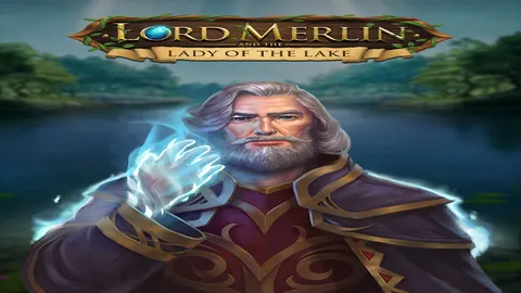 Lord Merlin and the Lady of the Lake slot logo
