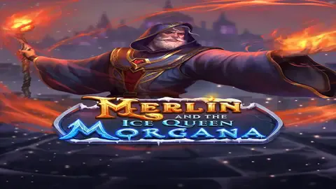 Merlin and the Ice Queen Morgana slot logo