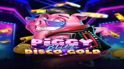 Piggy Blitz Disco Gold slot logo