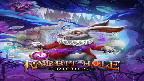 Rabbit Hole Riches slot logo