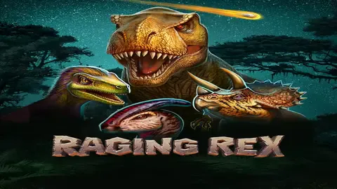 Raging Rex slot logo