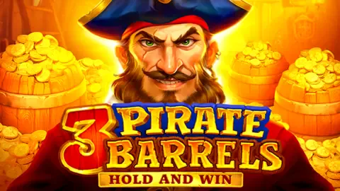 3 Pirate Barrels: Hold and Win slot logo