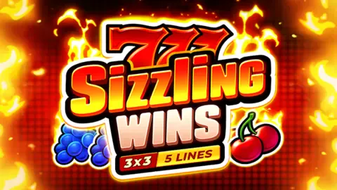 777 Sizzling Wins: 5 lines slot logo