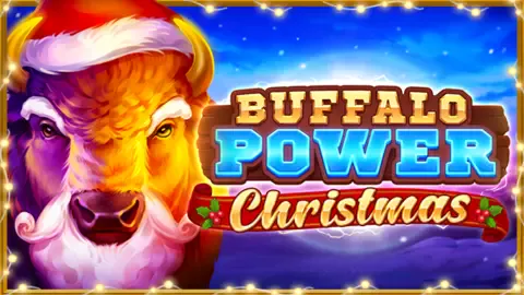 Buffalo Power: Christmas slot logo