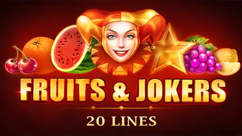 Fruits&Jokers: 20 lines slot logo