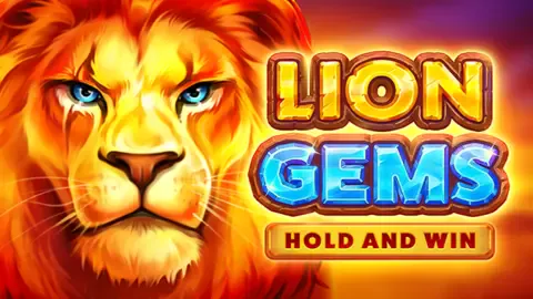 Lion Gems: Hold and Win slot logo