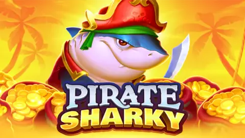 Pirate Sharky slot logo