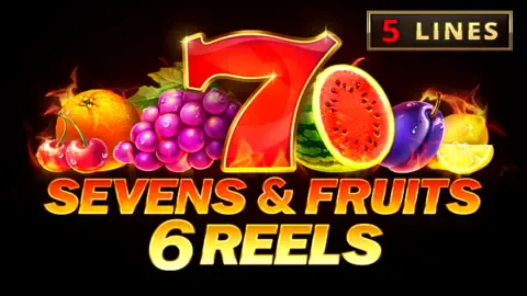 Sevens & Fruits 6 reels slot logo