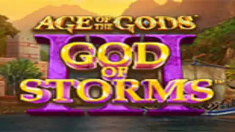 Age of the Gods God of Storms 3 slot logo