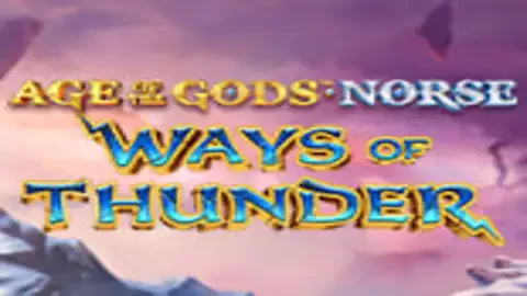Age of the Gods Norse Ways of Thunder slot logo