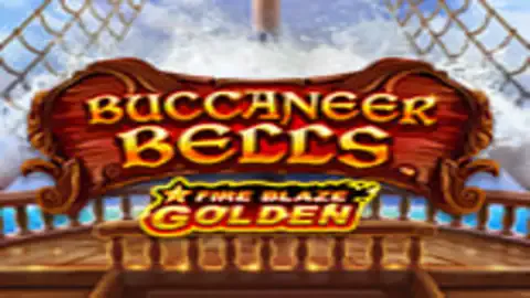 Fire Blaze Golden Buccaneer Bells slot logo