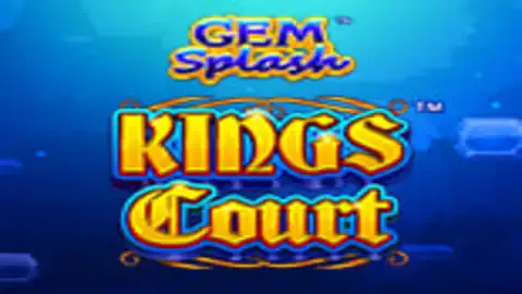 Gem Splash Kings Court slot logo