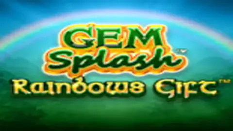 Gem Splash Rainbow Gift slot logo