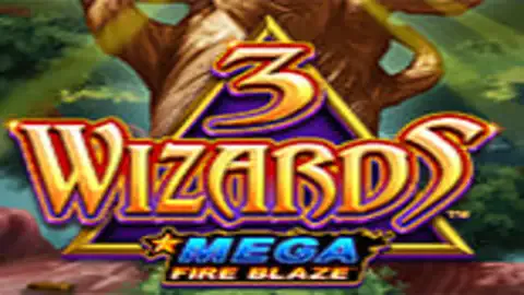 Mega Fire Blaze 3 Wizards slot logo