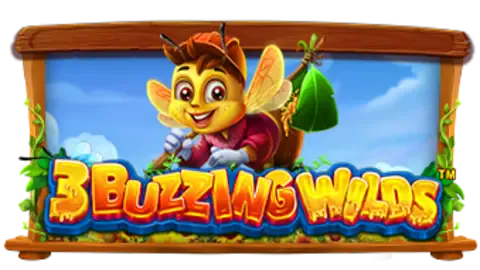 3 Buzzing Wilds slot logo