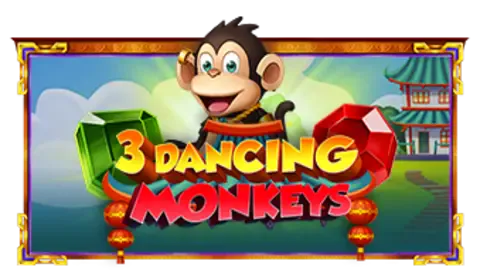 3 Dancing Monkeys slot logo