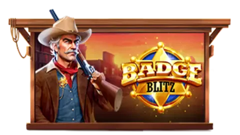 Badge Blitz slot logo