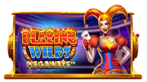Blazing Wilds Megaways slot logo