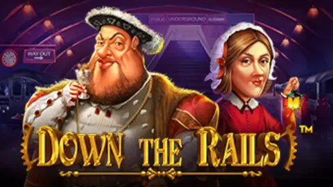 Down the Rails slot logo