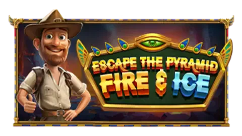 Escape the Pyramid – Fire & Ice slot logo