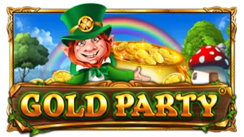 Gold Party slot logo