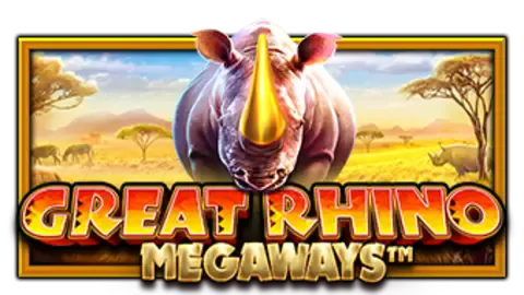 Great Rhino Megaways slot logo