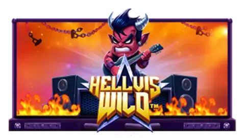 Hellvis Wild slot logo
