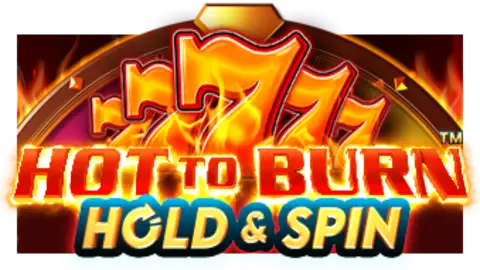 Hot to Burn Hold and Spin slot logo