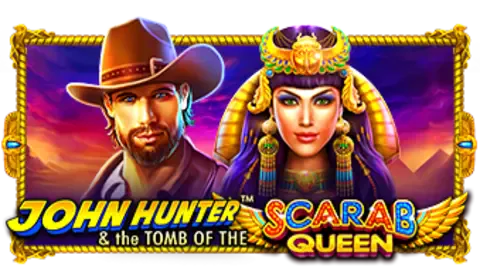 John Hunter and the Tomb of the Scarab Queen slot logo