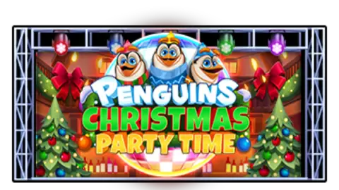 Penguins Christmas Party Time