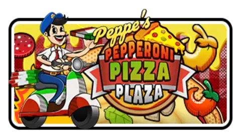 Peppe’s Pepperoni Pizza Plaza slot logo