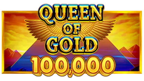 Queen of Gold Scratchcard game logo