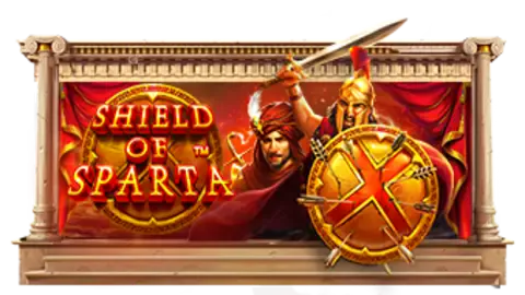 Shield of Sparta slot logo