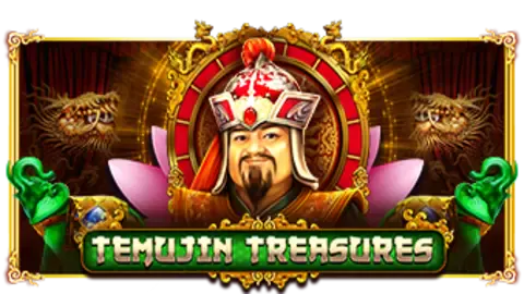 Temujin Treasures slot logo