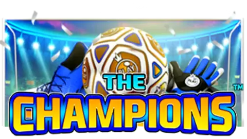 The Champions slot logo