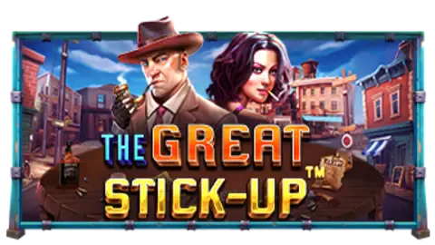 The Great Stick-Up slot logo