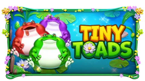 Tiny Toads slot logo