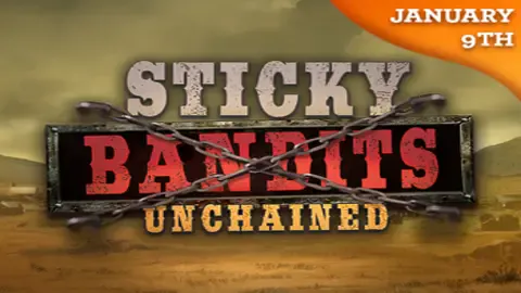 Sticky Bandits Unchained slot logo
