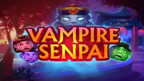 Vampire Senpai slot logo