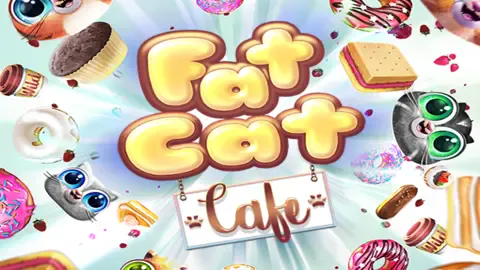 Fat Cat Cafe slot logo