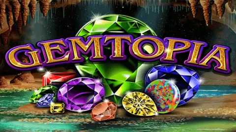 Gemtopia slot logo