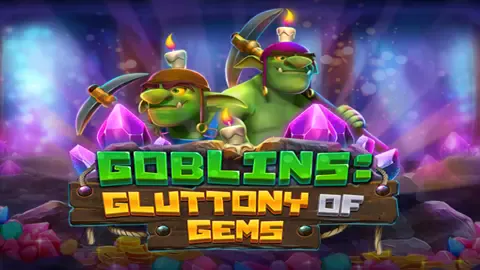 Goblins: Gluttony of Gems slot logo