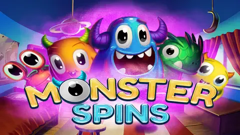 Monster Spins slot logo